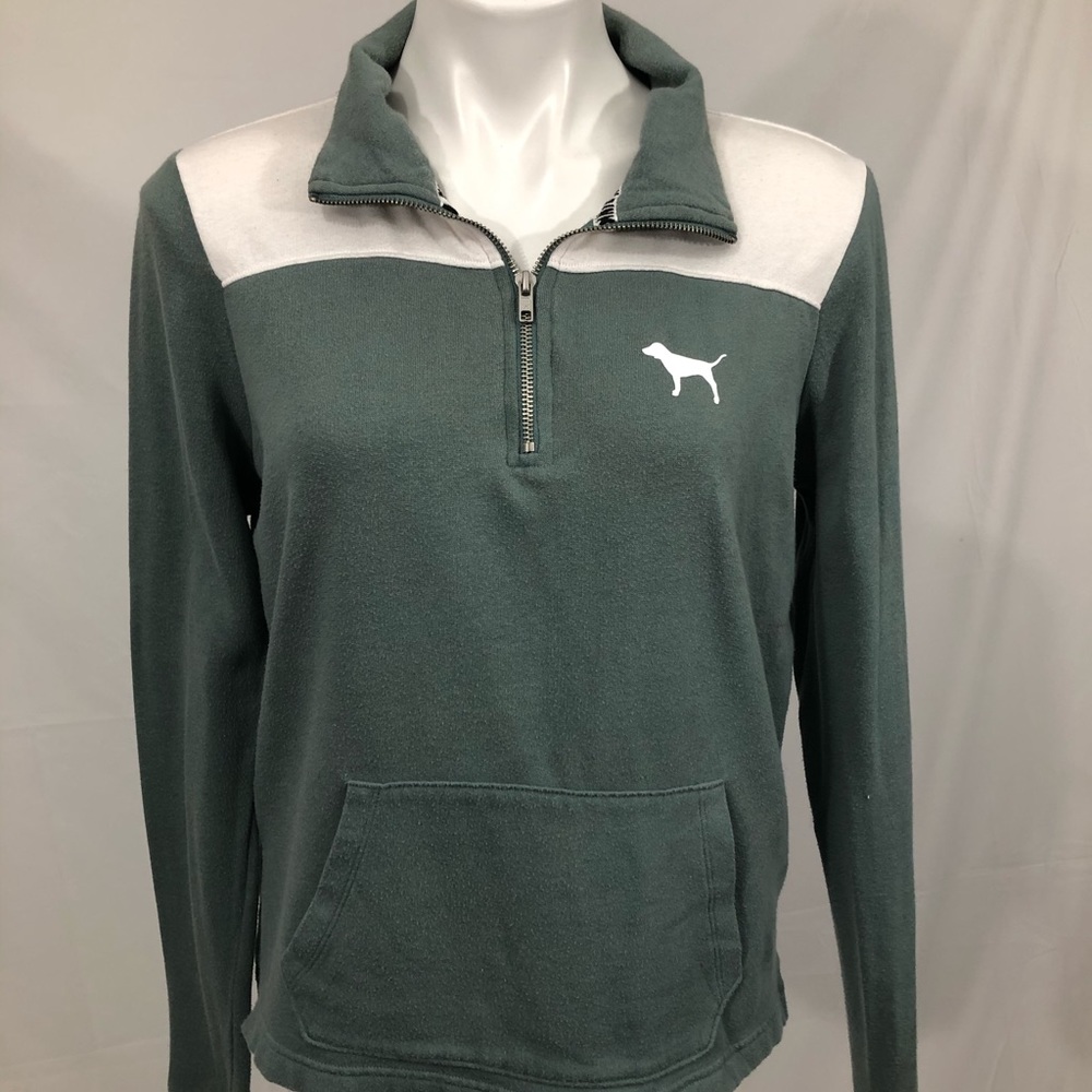 Victoria’s Secret pink perfect quarter zip sweater